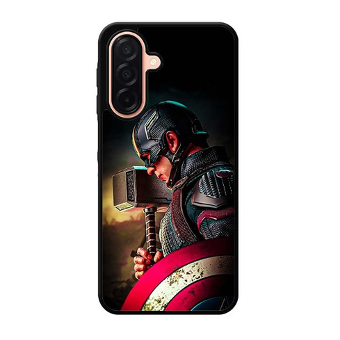 Captain America Wielding Mjolnir Samsung Galaxy A26 5G Case