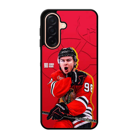 Connor Bedard Chicago Blackhawks Samsung Galaxy A26 5G Case