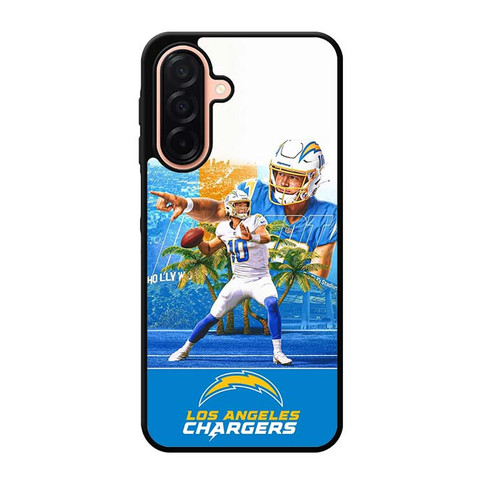 Justin Herbert Los Angeles Chargers 01 Samsung Galaxy A26 5G Case