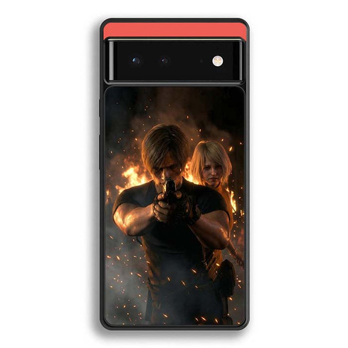 Resident Evil 4 Remake Leon and Ashley G Motorola Google Pixel 6 Case