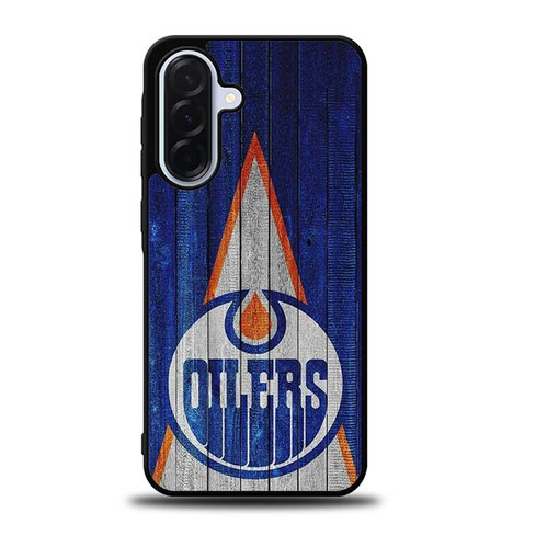 Edmonton Oilers Wooden Pattern Samsung Galaxy A36 5G Case