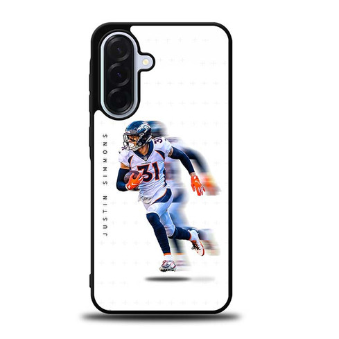 Justin Simmons Denver Broncos 02 Samsung Galaxy A36 5G Case