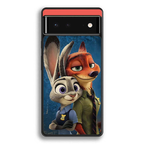 Zootopias Hopps and Nick Brave Hearts Motorola Google Pixel 6 Case