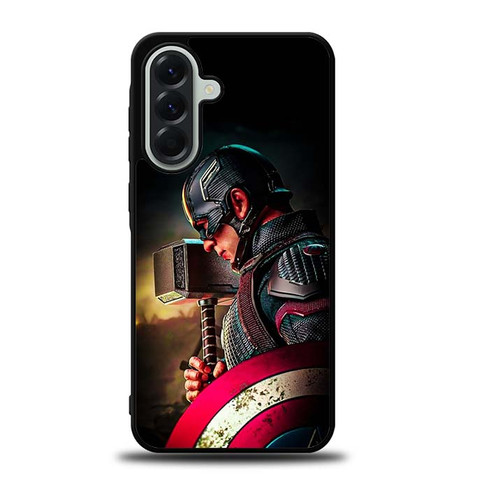 Captain America Wielding Mjolnir Samsung Galaxy A56 5G Case
