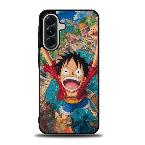 One Piece Luffy Grand Line Euphoria Samsung Galaxy A56 5G Case