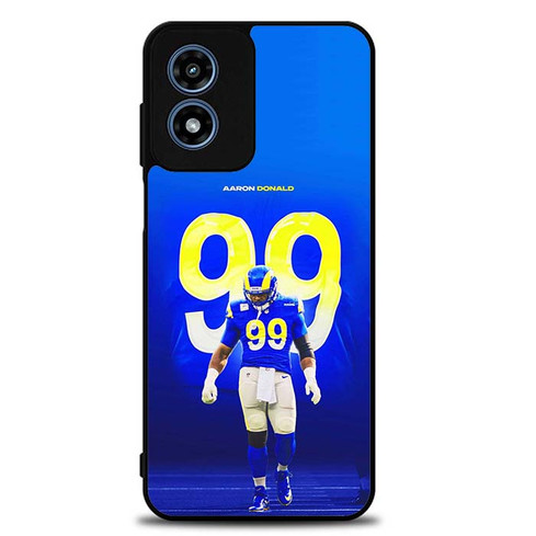 Aaron Donald Los Angeles Rams 01 Motorola Moto G Play 2024 Case