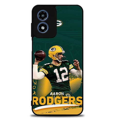 Aaron Rodgers Green Bay Packers 01 Motorola Moto G Play 2024 Case