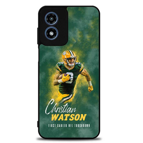 Christian Watson Green Bay Packers 02 Motorola Moto G Play 2024 Case