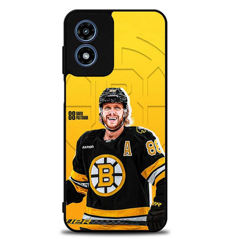 David Pastrnak Boston Bruins Motorola Moto G Play 2024 Case