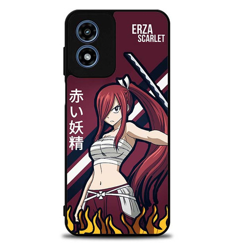 Fairy Tales Series Erza Scarlett Motorola Moto G Play 2024 Case