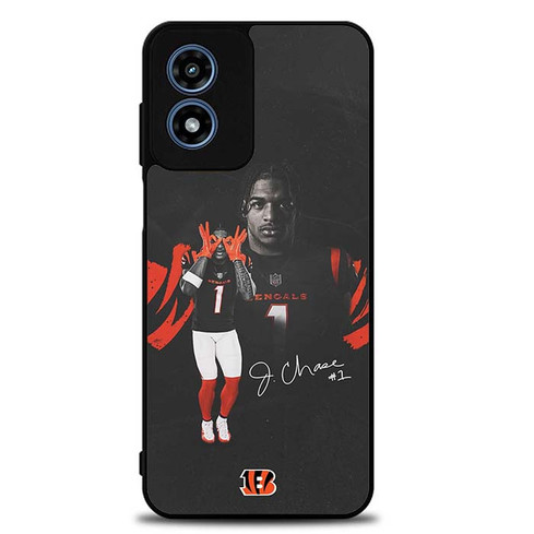 Jamarr Chase Cincinnati Bengals 02 Motorola Moto G Play 2024 Case
