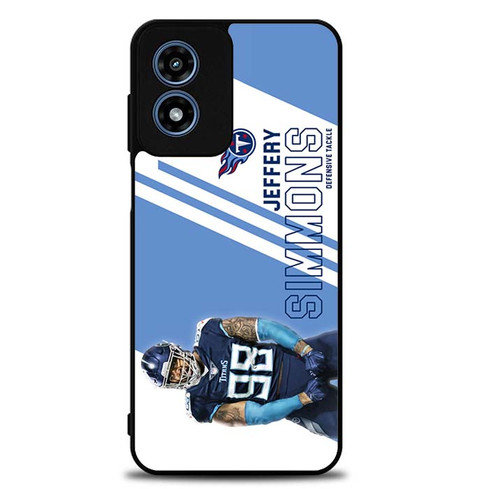 Jeffery Simmons Tennessee Titans 03 Motorola Moto G Play 2024 Case