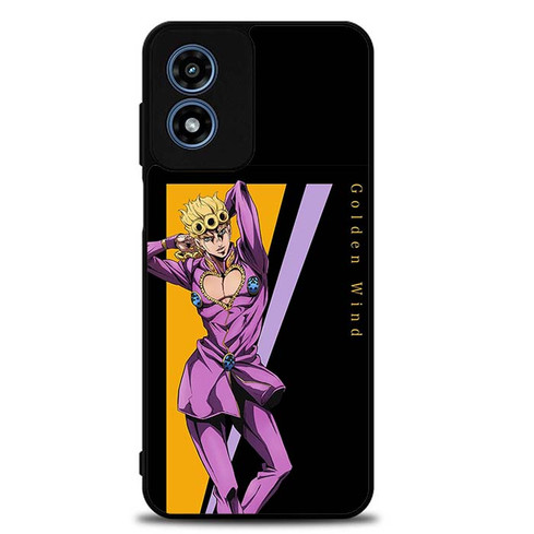 JoJos Bizarre Adventure Giorno Giovanna Motorola Moto G Play 2024 Case