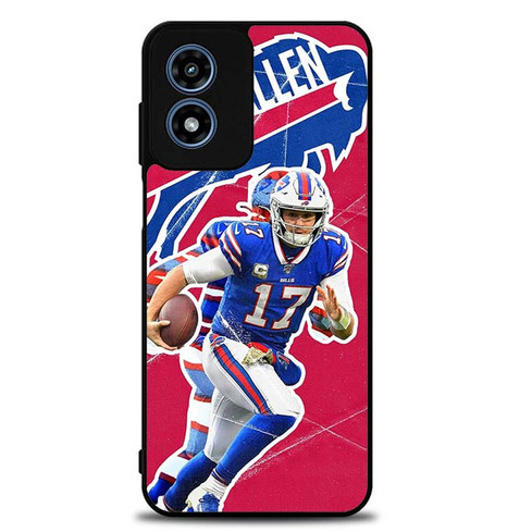 Josh Allen Buffalo Bills 03 Motorola Moto G Play 2024 Case