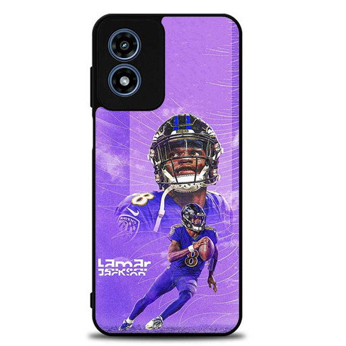 Lamar Jackson Baltimore Ravens 04 Motorola Moto G Play 2024 Case