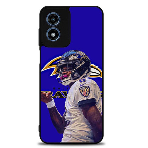 Lamar Jackson Baltimore Ravens 07 Motorola Moto G Play 2024 Case