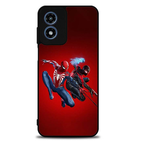Marvels Spider Man 2 Peter Parker and Miles Morales Motorola Moto G Play 2024 Case