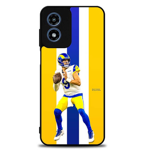 Matthew Stafford Los Angeles Rams 01 Motorola Moto G Play 2024 Case