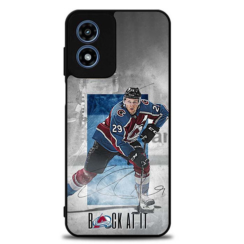 Nathan MacKinnon Colorado Avalanche Motorola Moto G Play 2024 Case