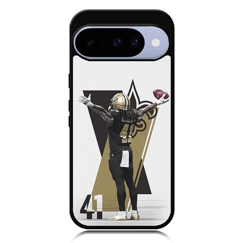 Alvin Kamara New Orleans Saints 01 Google Pixel 10 Case