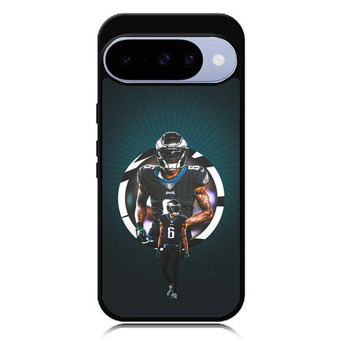 DeVonta Smith Philadelphia Eagles 02 Google Pixel 10 Case