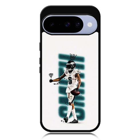 DeVonta Smith Philadelphia Eagles 03 Google Pixel 10 Case