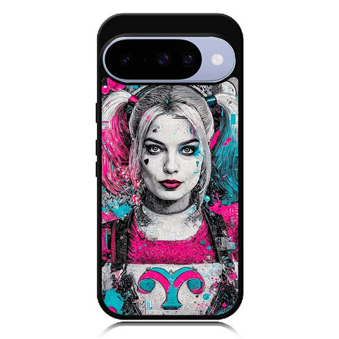 Harley Quinn Neon Mayhem Art Google Pixel 10 Case