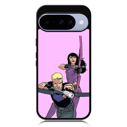 Hawkeye and Kate Bishop Comic Google Pixel 10 Case