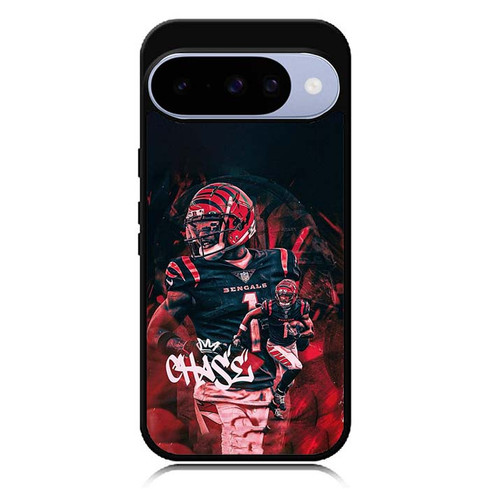 Jamarr Chase Cincinnati Bengals 01 Google Pixel 10 Case