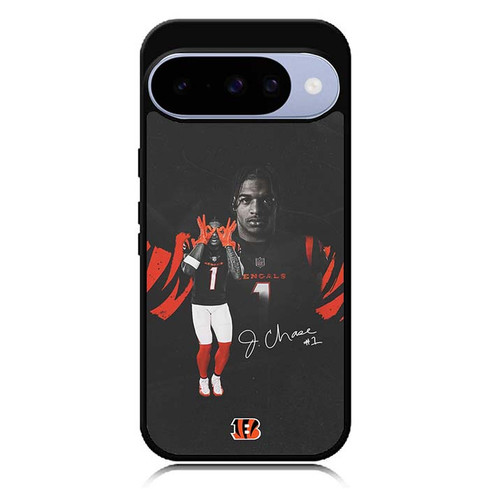 Jamarr Chase Cincinnati Bengals 02 Google Pixel 10 Case
