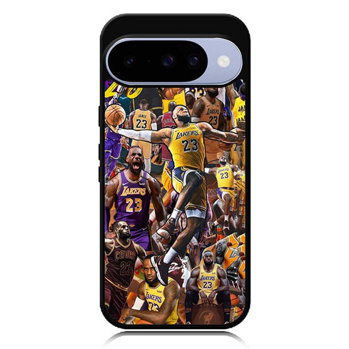 Lebron Lakers 23 Collages Google Pixel 10 Case