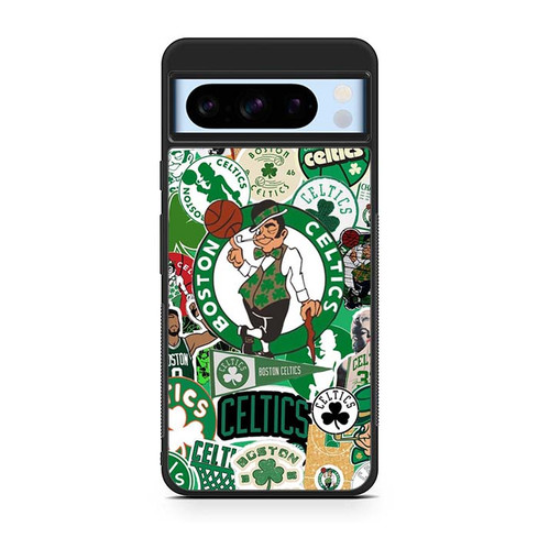 Boston Celtics Collage Google Pixel 8 Case