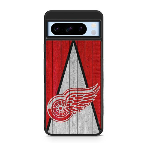 Detroit Red Wings Wooden Pattern Google Pixel 8 Case