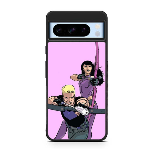 Hawkeye and Kate Bishop Comic Google Pixel 8 Case