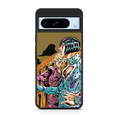 JoJos Bizarre Adventure Giorno and Bruno Google Pixel 8 Case