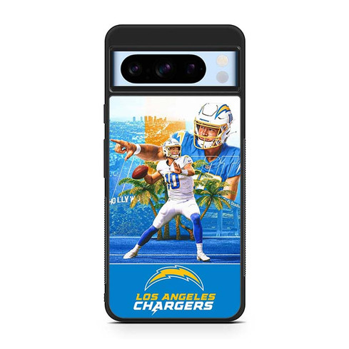 Justin Herbert Los Angeles Chargers 01 Google Pixel 8 Case