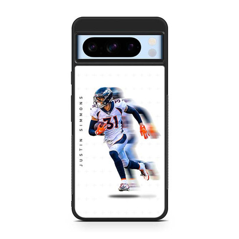 Justin Simmons Denver Broncos 02 Google Pixel 8 Case