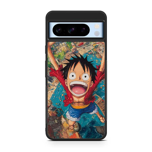 One Piece Luffy Grand Line Euphoria Google Pixel 8 Case
