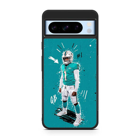 Tua Tagovailoa Miami Dolphins 02 Google Pixel 8 Case