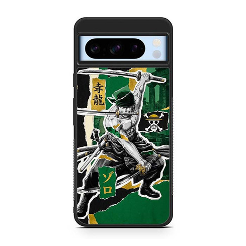 Zoro One Piece Series Art Google Pixel 8 Case