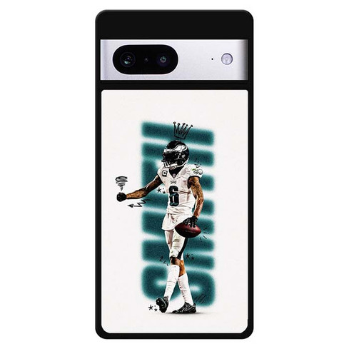 DeVonta Smith Philadelphia Eagles 03 Google Pixel 7 Case