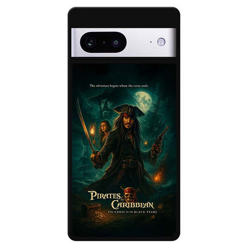 Pirates of the Caribbean Black Pearl Google Pixel 7 Case