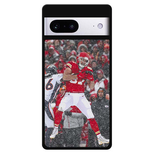 Travis Kelce Kansas City Chiefs 04 Google Pixel 7 Case
