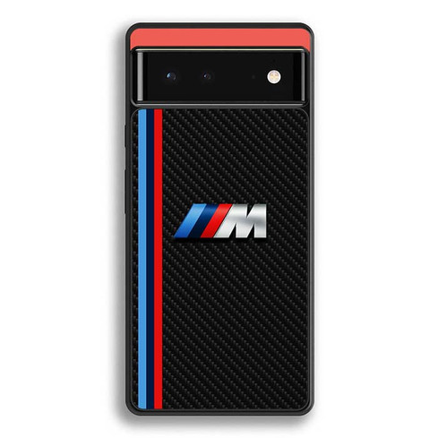 BMW M logo Carbon Fiber Google Pixel 6 Case