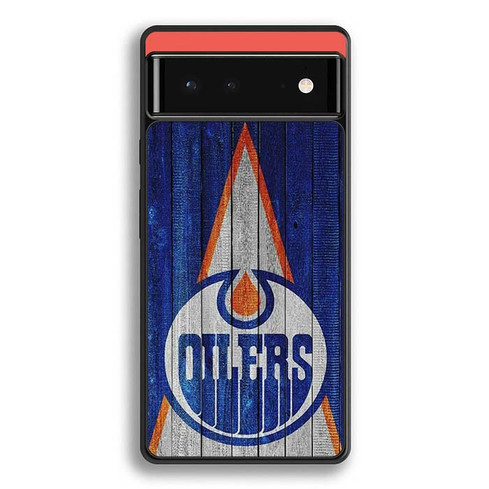 Edmonton Oilers Wooden Pattern Google Pixel 6 Case