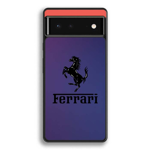 Ferrari Obsidian Stallion Google Pixel 6 Case
