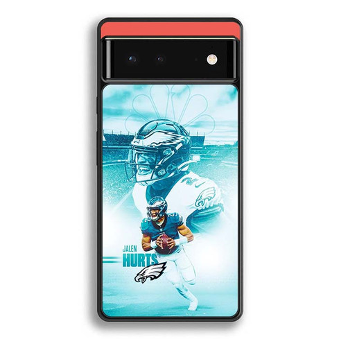 Jalen Hurts Philadelphia Eagles 03 Google Pixel 6 Case