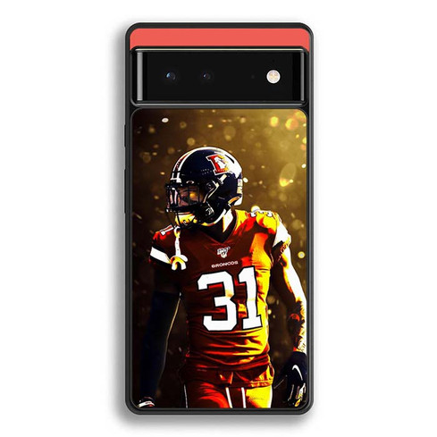 Justin Simmons Denver Broncos 03 Google Pixel 6 Case