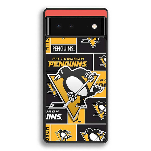 Pittsburgh Penguins Flightless and Fearless Google Pixel 6 Case