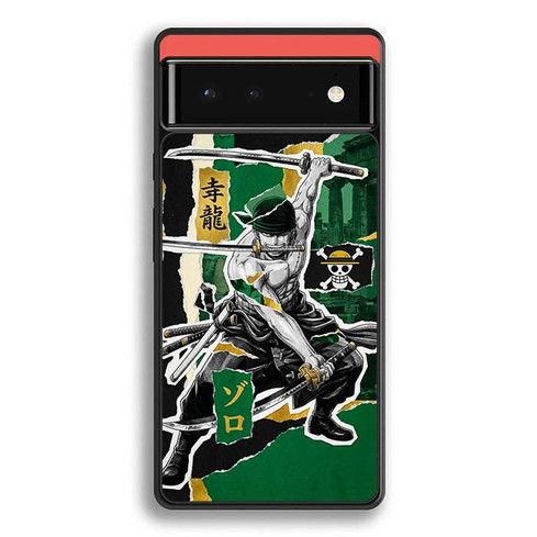 Zoro One Piece Series Art Google Pixel 6 Case